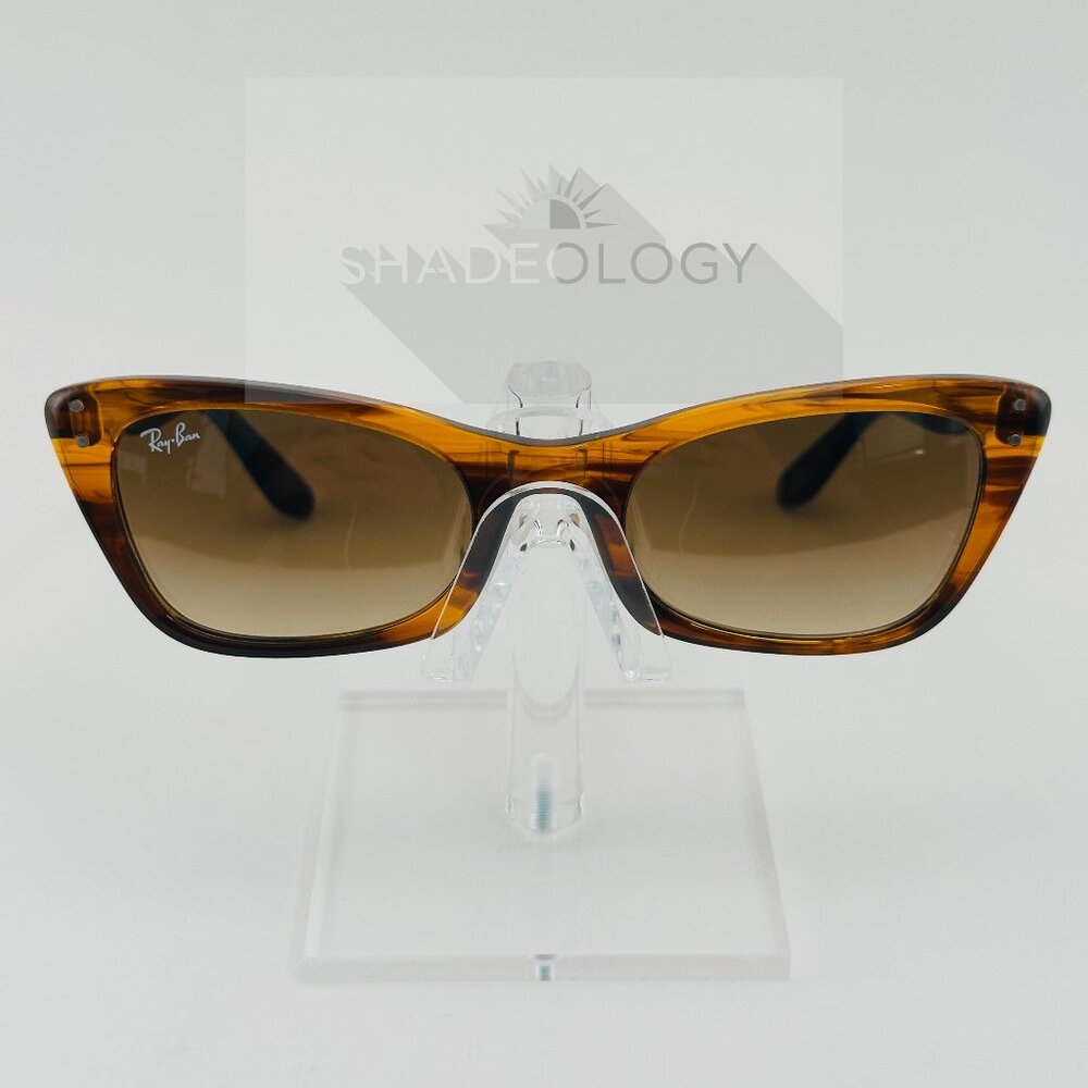 NEW Ray-Ban RB2299 Lady Burbank Women's Cat Eye Sunglasses 52mm Brown/Brown Lens